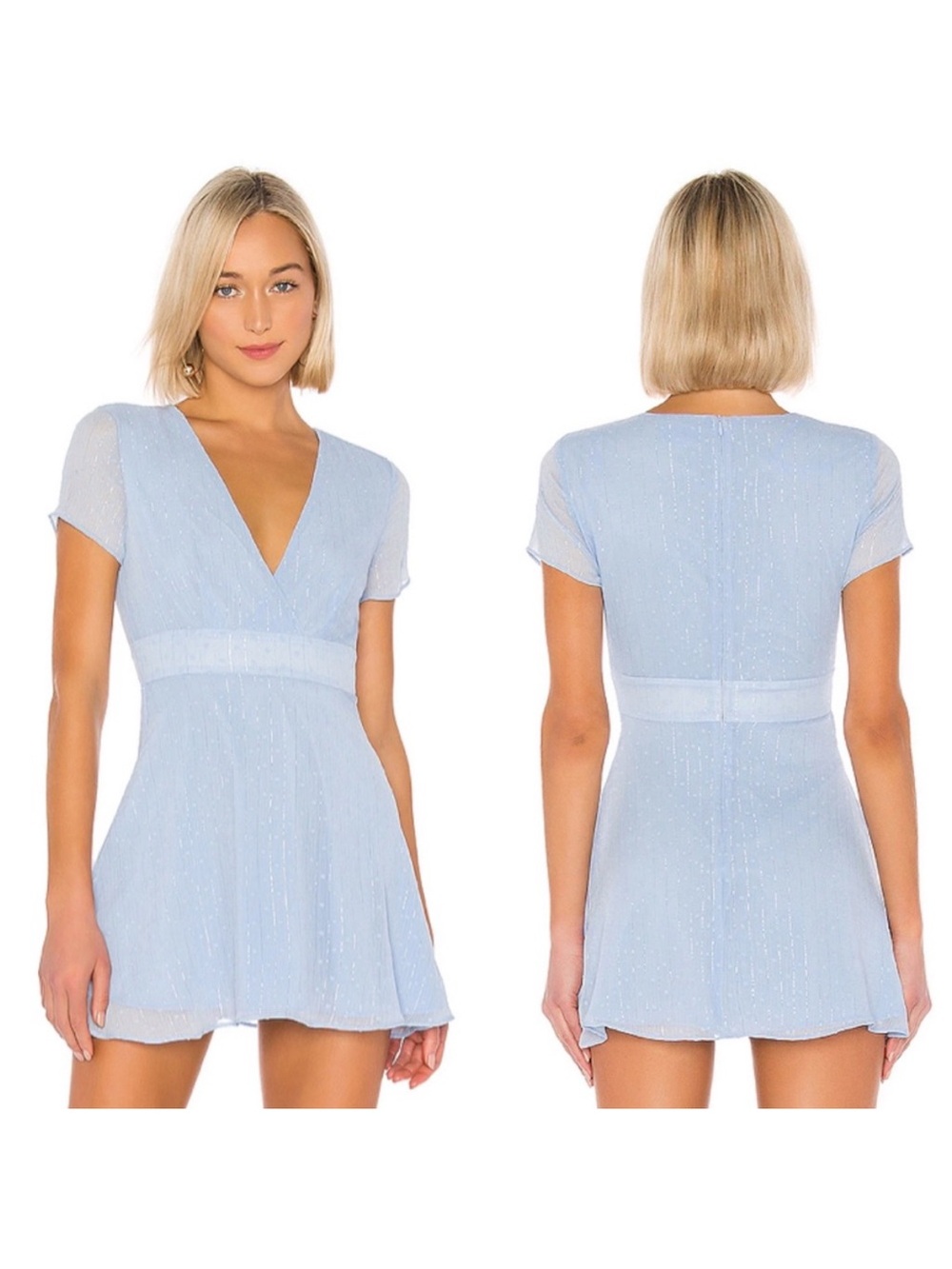Revolve Superdown Bree Mini Dress Blue